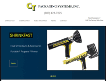 Tablet Screenshot of ctpackagingsystems.com